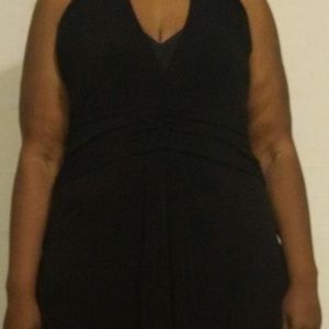 Lane Bryant halter neck dress